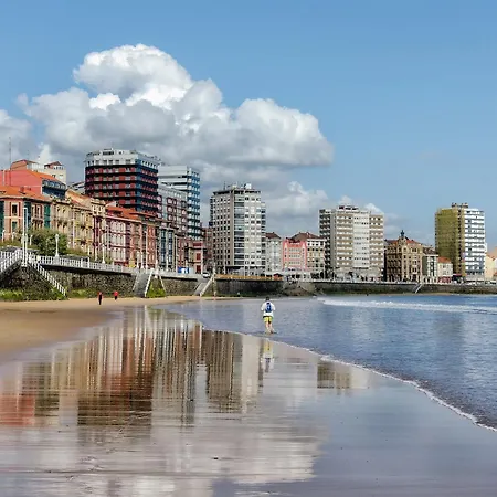 Apartmán Jasjose Playa - Frente A San Lorenzo, 2 Hab, 6 Pax, Wifi - Vut-2047-as Gijón
