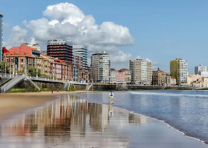 Apartment Jasjose Playa - Frente A San Lorenzo, 2 Hab, 6 Pax, Wifi - Vut-2047-as Gijón